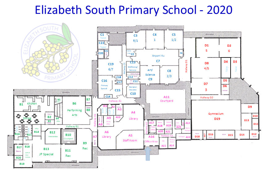 Primary School Campus Map